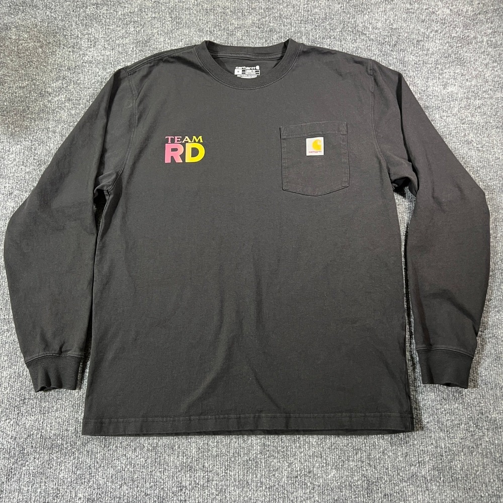 Carhartt Russell Dickerson Russellmania 2025 Tour Shirt Mens M Black L/S Tee